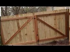 نحوه ساخت دروازه برای حصار چوبی