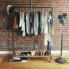 قفسه لباس صنعتی با سکوهای چوبی قابل جابجایی |  اتسی