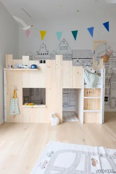 Hochbett DIY: Ein Spielbett für kleine Abenteurer |  دکوتوپیا