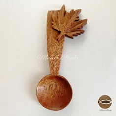 قاشق چوبی «برگ»
