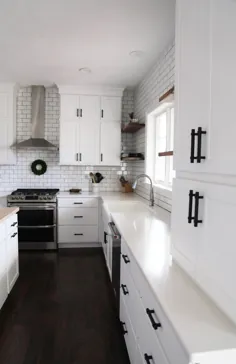آشپزخانه خانه سفید
