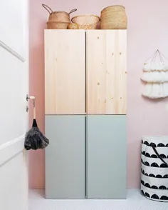 IKEA IVAR Hack: 10 روش برای زیبا سازی کابین کاج ساده |  مام انگور