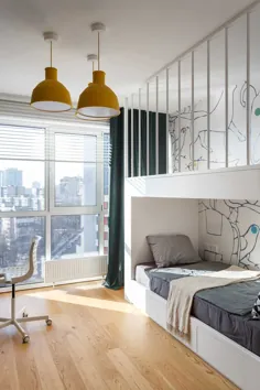 آپارتمان آفتابی به نام مناسب Svoya Studio با پاپ های رنگی و طرح های غریب خوشایند شماست