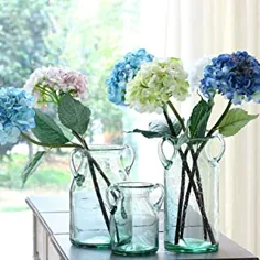 گلدان های شیشه ای حبابی برای قطعات مرکزی