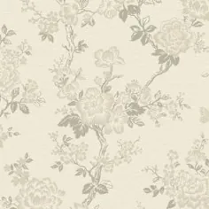 کرم کاغذ دیواری Paloma Glitter Blossom Tree / Gold Rasch 957617