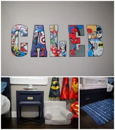 اتاق خواب Superhero Boys Toddler |  بلاگر مادرانه میامی