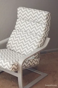 هک Ikea: صندلی Poang با رنگ و روکش سفارشی بهبود می یابد