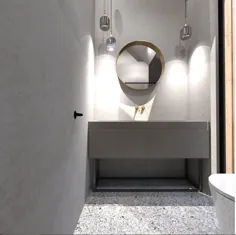 حمام جمع و جور توسط Tiny Dot & Eho Crafted Interiors