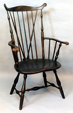 صندلی های Windsor دست ساز - صندلی Fanback
