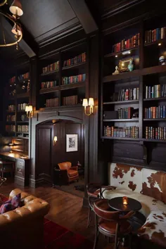 28 دفتر خانه رویایی با کتابخانه برای الهام بخشیدن از خلاقیت