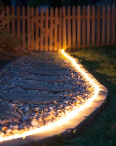 روشنایی در فضای باز DIY: زندگی مخفی نور طناب - چراغ های کریسمس ، و غیره