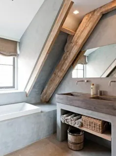 Rustikale Badmöbel Ideen - Das Badezimmer im Landhausstil einrichten