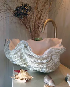 جیب غرق پوسته حمام ظرفشویی ظرفشویی ظرف ظرف شویی شمارنده بالا رختکن در سفید و برنز برجسته های هنری مجسمه سازی