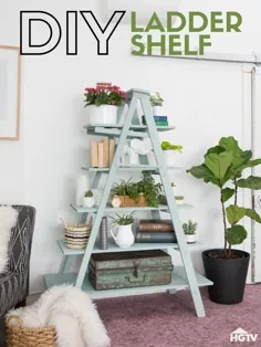 قفسه گام به گام: قفسه نردبان DIY