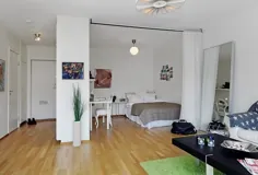 10 آپارتمان کوچک یک اتاقه با دکوراسیون اسکاندیناویایی