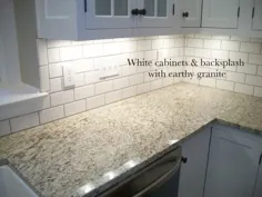WWMD: آیا آشپزخانه سفید با پیشخوان های گرانیتی موجود من کار خواهد کرد؟  |  آشپزخانه های سفید