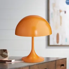 لامپ میز لهجه گنبدی قارچ فلزی Tangelo 18 "High Orange - # 84T64 | Lamps Plus