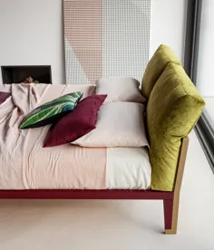 تختخواب دو نفره با سر تخته جلویی MOGLIE E ​​MARITO توسط طرح بونالدو پائولو گراسلی