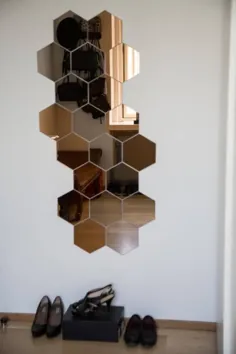 DIY - تزئین دیوار با آینه