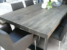 ورود جدید: میز ناهار خوری چوبی مودنا در شستشوی خاکستری