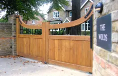 دروازه برقی چوبی اتوماتیک - H.B.  PAYNTER GATES