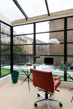 12+ دفتر Sunroom (چگونه می توان تبدیل کرد؟) - ایده های طراحی دفتر خانه