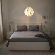چراغ آویز RAMSELE ، هندسی ، سفید ، 17 اینچی - IKEA