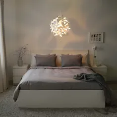 چراغ آویز RAMSELE ، گل ، سفید ، 17 اینچی - IKEA