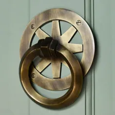 "Westchester" Antique Brass Knocker Door Knocker