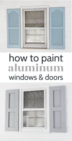 نحوه رنگ آمیزی پنجره ها و درهای آلومینیومی