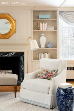 یک اتاق نشیمن سنتی و تازه: پروژه Concord Shingle REVEAL!  - طراحی درخشان خانه