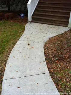 پیاده رو بتنی با سنگفرش های زیبا از سنگ فرش