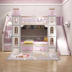 تختخواب سفارشی چوبی جامد شاهزاده خانم رویای تختخواب تختخواب تختخواب ویلا | تختخواب کودکان |  - AliExpress