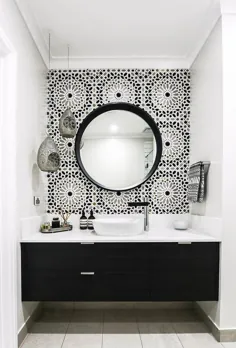 حمام های تک رنگ: 10 فضای سیاه و سفید که ظاهر را ناخن می زند
