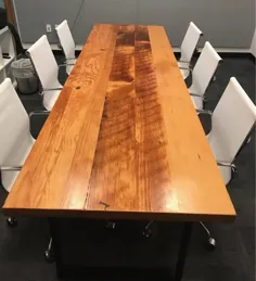 میز صنعتی  میز آشپزخانه.  میز غذاخوری.  چوب اصلاح شده |  اتسی