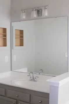 چگونه می توان آینه حمام را قاب کرد - پروژه آسان DIY