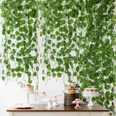 2M مصنوعی برگ سبز پیچک دکوراسیون دیوار دکوراسیون اتاق گیاهان جعلی تاک عروسی قبل از گیاهان مصنوعی باغ گیاهان مصنوعی | گیاهان مصنوعی |  - AliExpress