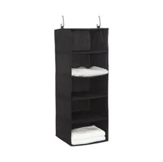 Howards 5 Shelf Garment Organizer Large - مشکی