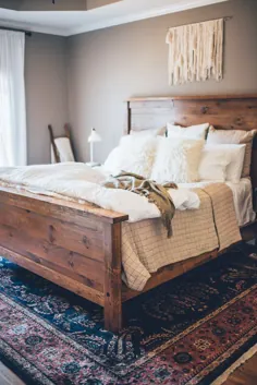 این 10 ایده فرش اتاق خواب به تخته های کف شما جلوه تازه ای می بخشد |  Hunker