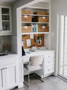 ایده های فوق العاده زیبا دفتر کوچک |  فضای خود را به روشی شیک به حداکثر برسانید