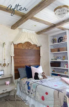 ایجاد اتاق خواب فرانسوی: کلبه آبی فرانسوی قبل و بعد از آن