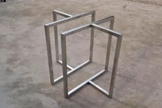 پایه های پایه میز فلزی 28 اینچ صنعتی |  اتسی