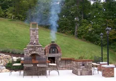 اجاق گاز پیتزا و شومینه خانگی را در ویرجینیای غربی توسط BrickWood Ovens بپزید