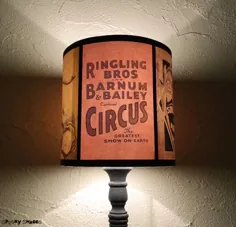 سایه چراغ سیرک Lampshade Circus Sideshow روشنایی بی نظیر |  اتسی