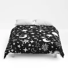 روتختی ستاره های سیاه برای تختخواب روتختی آسمانی ماه گوتیک |  اتسی