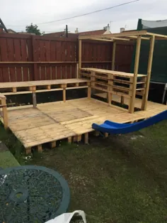 How I Made Garden Bar from Pallets Wood • 1001 پالت