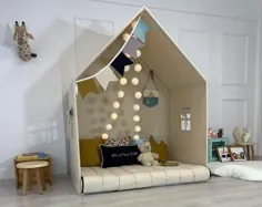 Cedar Loft Bed loft space اتاق انبار اتاق خواب یا اتاق نشیمن برای کودکان و نوجوانان فضای بازی با کف چوب ساخته شده برای سفارش حداکثر فضای