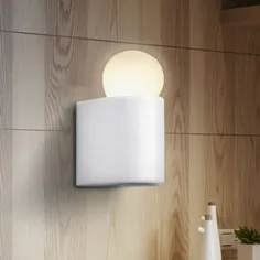 چراغ دیواری چراغ دیواری شیشه ای با نور سفید با اندازه کوچک در لامپ های دیواری و گرمکن دیوار