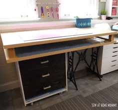 میز کار و برش پارچه DIY - هک RAST IKEA