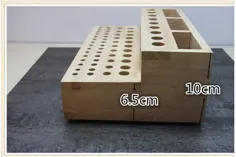 64 سوراخ چوب جامد طرح تمبر - ابزار چرم سازی |  اتسی